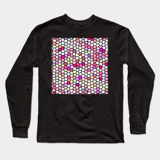 Painted Glass of Pink Diamond Arrows Long Sleeve T-Shirt